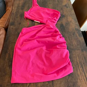 ZARA Ruched Cutout Dress thumbnail 10