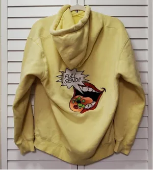 Nelk boys full send hoodie Yellow Size M thumbnail 4