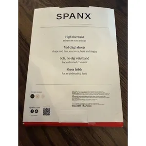 Spanx Womens High-Waisted Full Length Mid Thigh ShapingSheers Nude Sz C NEW NIB thumbnail 7