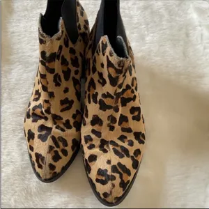Steve Madden Animal Print Calf Hair Heeled Booties thumbnail 5