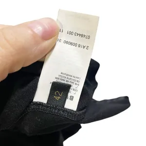 Les Copains Womens Black Satin Short Sleeve Blouse‎ Size 42/ S thumbnail 5
