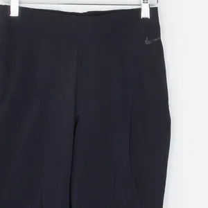 Nike Womens Dri Fit Woven‎ Bliss Mid Rise 7/8 Joggers Size XS Black Athleisure thumbnail 2