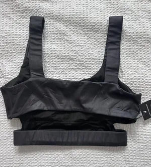 NWT VIVE Workout Bra Black Size M thumbnail 2