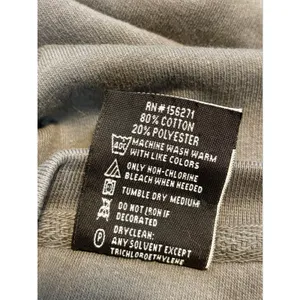 Oversized Softball Sweatshirt Gray White Colorblock Size Medium Pullover Comfy thumbnail 6