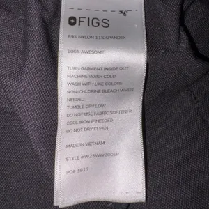 FIGSPRO Womens Black Scrub Pants Large Tapered Leg Nursing Career Work Stretch thumbnail 7