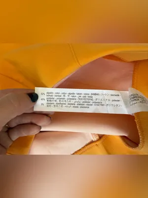 Zara Yellow Orange Mini Skort Size Small thumbnail 10