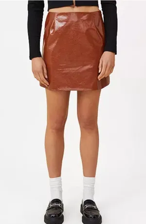 Cotton On Leather Skirt thumbnail 1