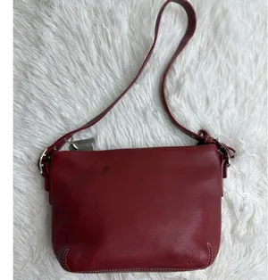 Vintage COACH y2k Red Demi Legacy Mini Duffle bag thumbnail 2
