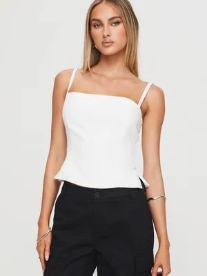 Showpo White Top  thumbnail 4