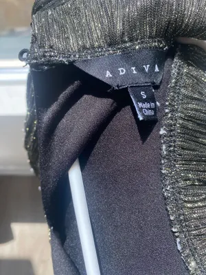 Vintage Black and Gold Halter Top thumbnail 4