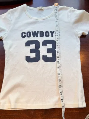 Brandy Melville JOHN GALT Cowboys T Shirt Top One Size thumbnail 10