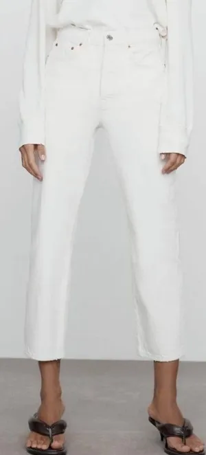 Zara the Bliss straight off-white jeans thumbnail 1