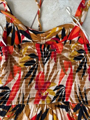 Billabong sweet sands tropical Floral Mini Dress thumbnail 4