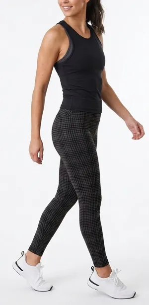 Lysse Black Plaid High-Rise Stretch Leggings thumbnail 1