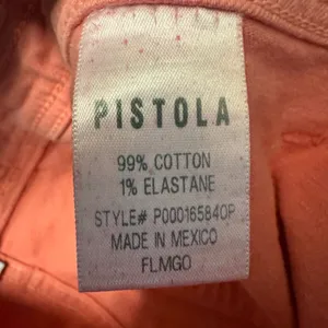 1992‎ | Pistola Penny High Rise Wide Leg Raw Hem Jeans Flamingo Pink Women 24 thumbnail 6
