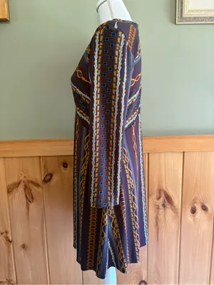 Free People Vintage Inspired Stella Printed Mini Dress size Medium. thumbnail 3