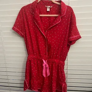 Victoria's Secret pajama shorts romper med thumbnail 1