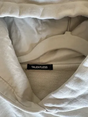 Talentless White Hoodie thumbnail 2