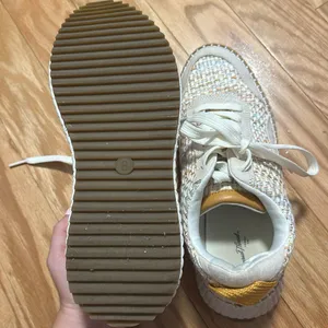 Colorful tweed sneaker Tan Size 8 thumbnail 5