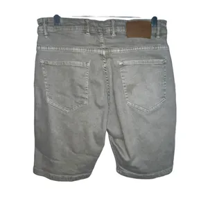 Zara Women High‎ Waisted Denim Jean Shorts 8” Size 31 Tan Mom Casual Summer Boho thumbnail 3