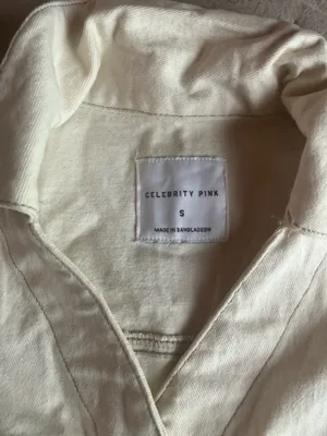 Celebrity Pink Cream denim dress thumbnail 2
