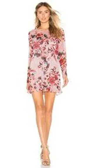LOVERS + FRIENDS Bella Floral Ruffle Mini Dress Size XS FEMININE BABYDOLL BOHO thumbnail 9