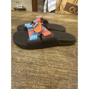 Chacos Chillos Slide Size US‎ 7 M EU 38 Women's Sports Sandals Rose Blue thumbnail 3