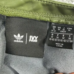 Adidas Ivy Park Size XL-1X Bodysuit Faux Leather Long Sleeve Wild Pine Green thumbnail 3