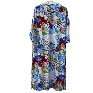 Women's Floral Print Long Cardigan( Size XI) thumbnail 2