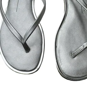 Dolce Vita Dawn metallic leather thong flip flop sandal thumbnail 2
