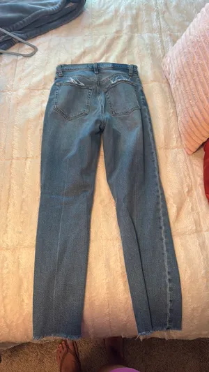 Abercrombie Jeans Straight Ultra High-Rise Ankle short thumbnail 3