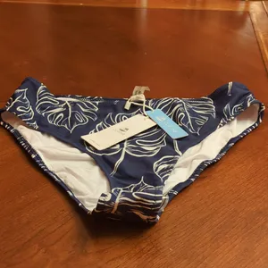 Cupshe Leaves Print Bikini Bottom Size M thumbnail 3