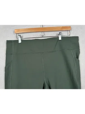 Lululemon Invigorate High Rise Tight 25" Smoked Spruce Green Leggings Women's 18 thumbnail 3