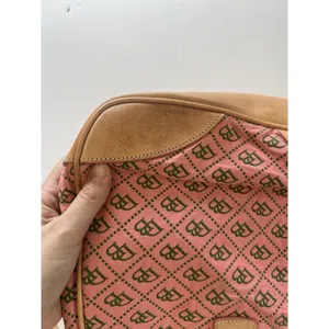 Dooney & Bourke Y2K Vintage Pink Monogram Messenger Shoulder Bag Purse thumbnail 9