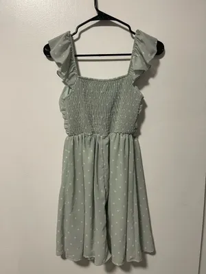 Altar'd State Sage Green Dress Mini thumbnail 2