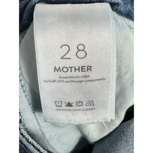 MOTHER Cinch Greaser Ankle Jeans Dark Stormy Night‎ Wide Leg Size 28 thumbnail 10