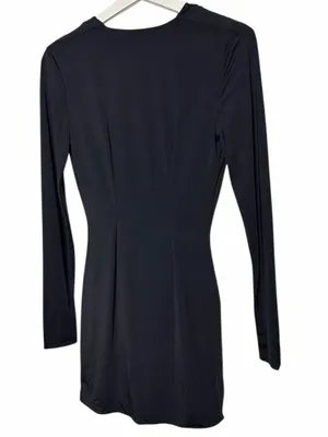 Mistress Rocks Black Draped Mini Dress thumbnail 8