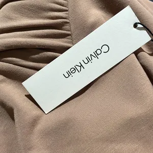 NWT Calvin Klein 3/4 Sleeve Scarf Cowl Neck Belted Midi Dress Small thumbnail 5