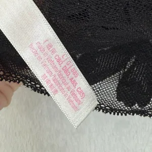 PINK Victoria's Secret Black‎ Lace Bralette Size Medium Adjustable Strap thumbnail 7