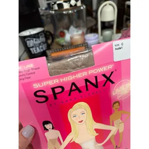 Spanx Super High Waisted Mid-Thigh Shaper Size C tan New In‎ Box thumbnail 3