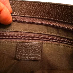 Gucci GG Nylon Crossbody Messenger Bag- Chocolate Brown thumbnail 5