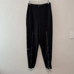 Nike City Ready Black Snap Front Pants Size Small thumbnail 2