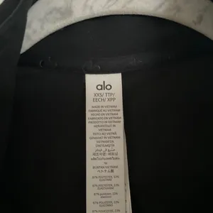 Alo Yoga Alosoft 1/2 Zip Rapid Pullover Black XXS thumbnail 4