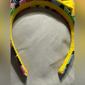 Disney's Mickey Mouse Balloon Ears Headband with Yellow Cotton Bow thumbnail 4