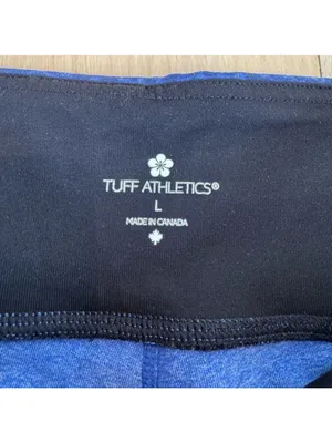 Tuff Athletics Blue Leggings Yoga Exercise Pants Size Large thumbnail 3