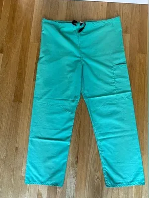 Surgical green scrub pants Size L thumbnail 1
