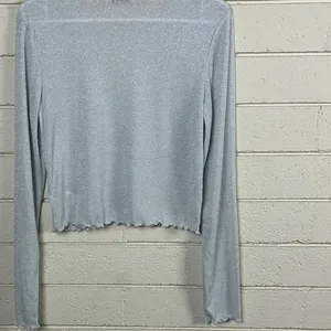 Aritzia Sunday Best Blue Sparkle Top size L thumbnail 6