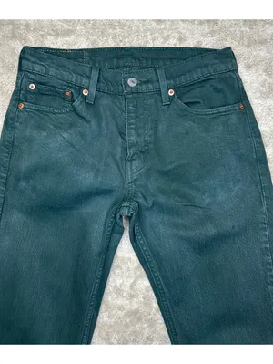 Levi's green 511 Slim Fit garment-dyed stretch denim jeans Water<Less 28x32 thumbnail 3