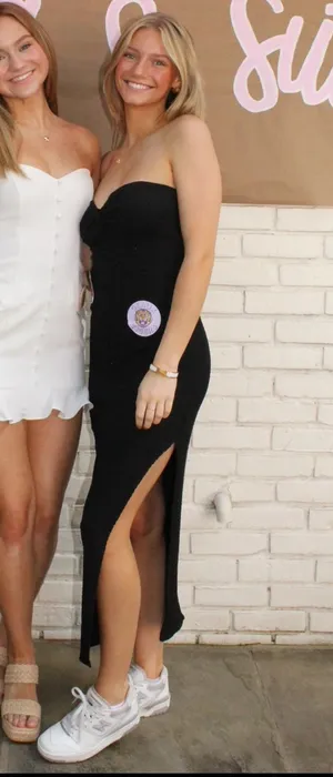 Black Target strapless dress thumbnail 1