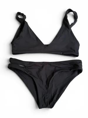 NWOT L*Space Breakers bikini set black extra small thumbnail 1